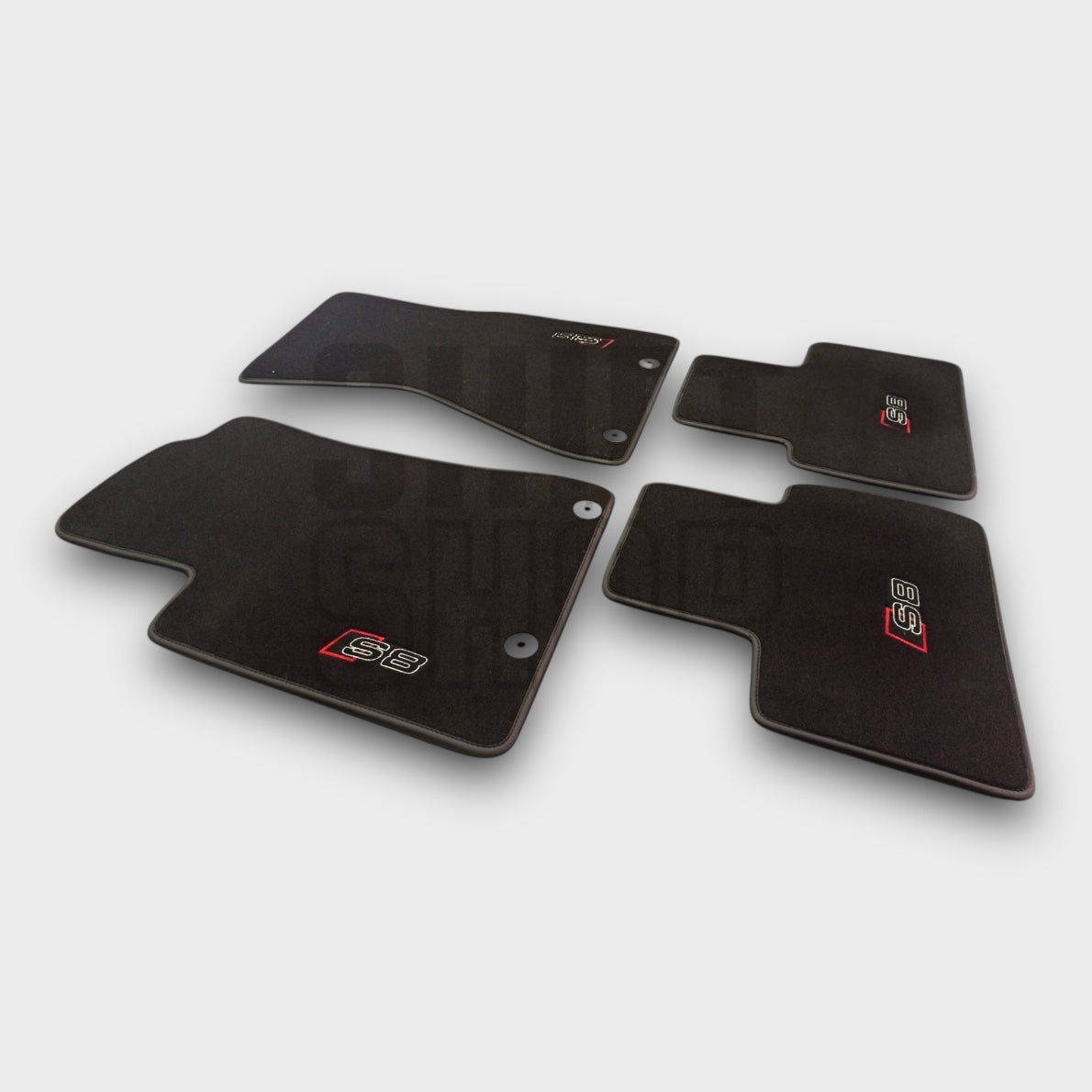 Custom-made mats compatible with Audi S8