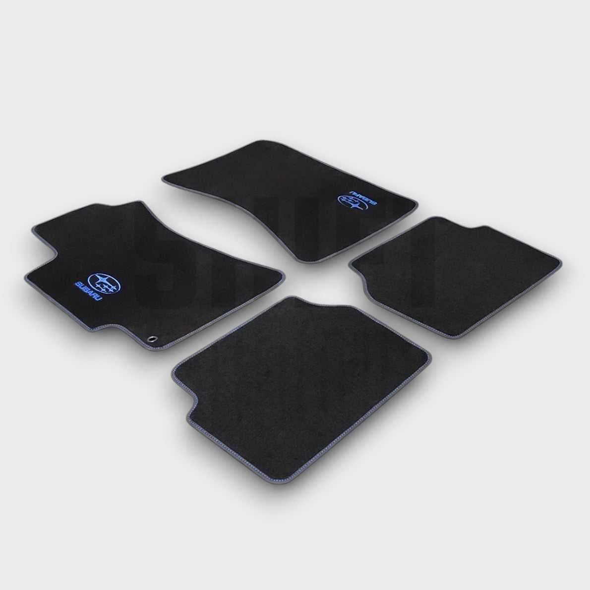 Custom-made mats compatible with Subaru BRZ